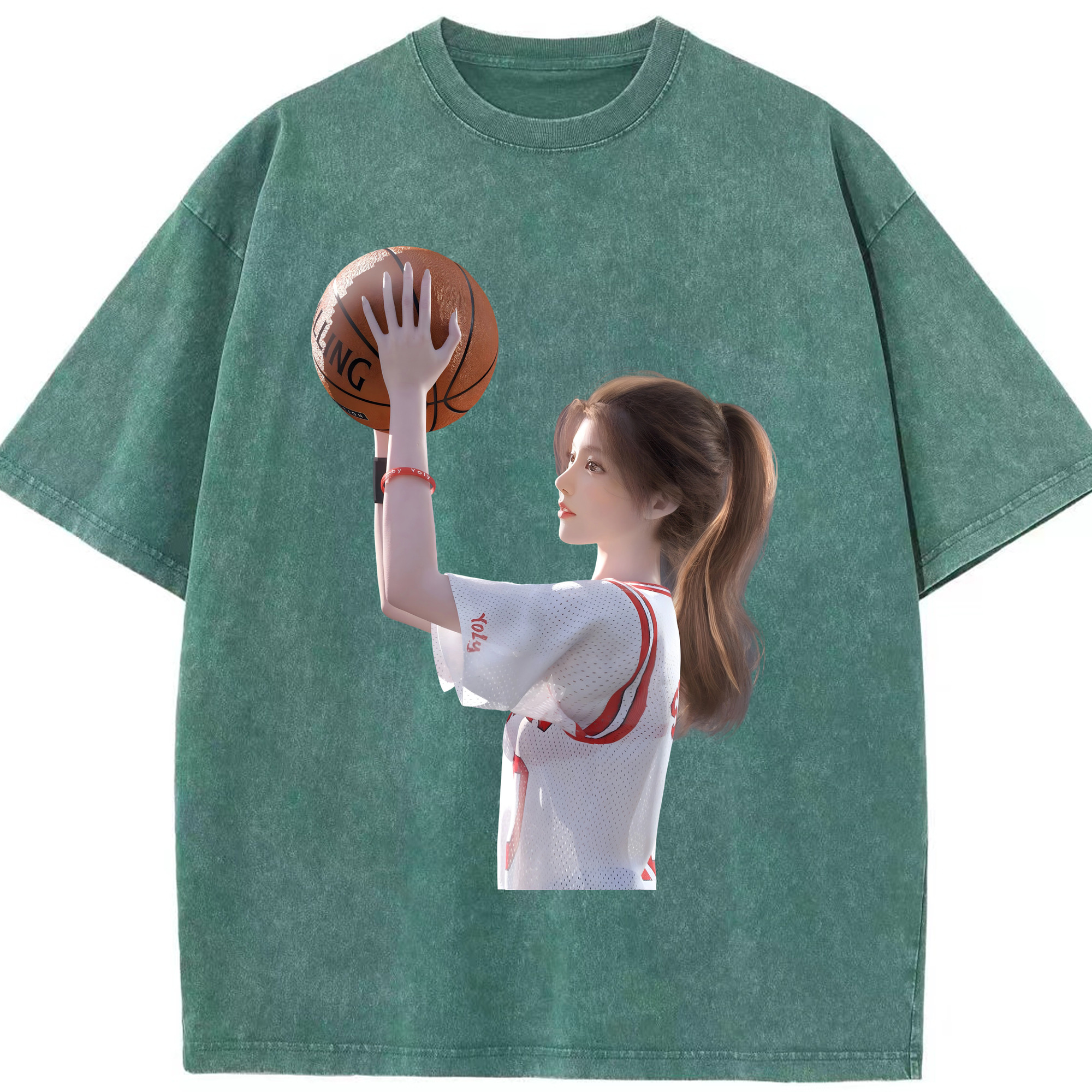 （画像用） SLAM DUNK／スラムダンク 綿100% ヴィンテージ風 半袖Tシャツ（フロントプリント）